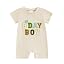 Birthday Boy Jumpsuit Beige