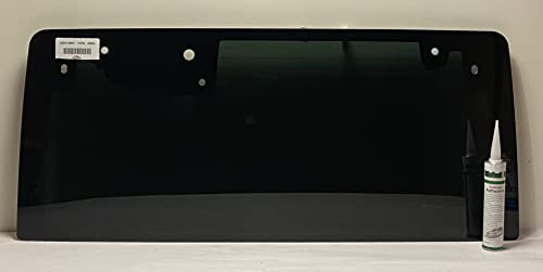 Back Glass Window Compatible with 2011-2017 Jeep Wrangler 2 & 4 Door Models