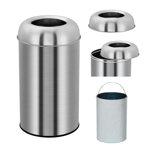 Caneca de basura abierta 18.5 gal acero inoxidable