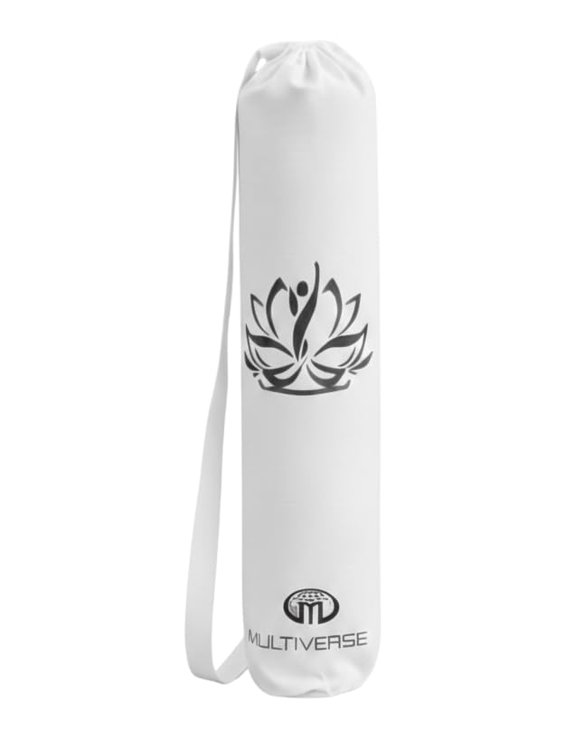 Cotton Yoga Mat Bag with Shoulder Strap | Durable, Lightweight & Breathable Yoga Mat Cover Bag | Stylish Design & Easy Carry for Yoga, Gym, Travel