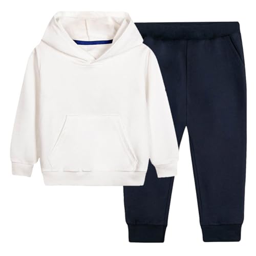 Cotton Piece Outfits For Teen Girls Boys Hoodie And Jogger