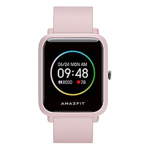 Amazfit Bip S Lite Smartwatch Dames, 14 sportmodi, 30 dagen batterijduur, Cadiofrequency, 150+ wijzerplaten Smartwatch…