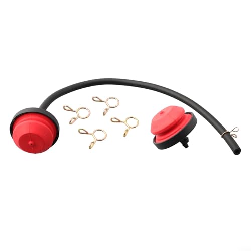 Conjunto de combustible de bomba de imprimación para cortacésped, bomba de combustible de repuesto con manguera compatible con 570682A, para Tecumseh 751-10639 y 951-10639 Series (2 piezas)