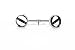 VTX by Troy Barbell SBCB-23 Supra Curl bar 23" Attachment, One Size