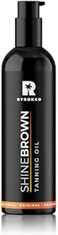 BYROKKO Shine Brown Tanning Oil 5.07 Fl Oz, XXL Tan Accelerator for Outdoor Sun or Indoor Tanning Bed Lotion, Fast Bronzer with Premium Natural Ingredients for Deep, Long-Lasting Glow