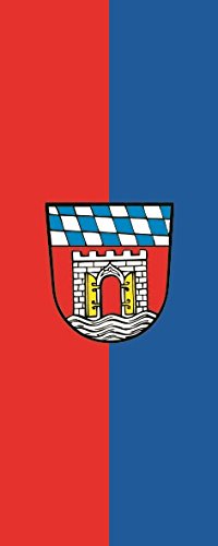 Drapeau de Deggendorf grand format portrait 120 x 300 cm haute résistance