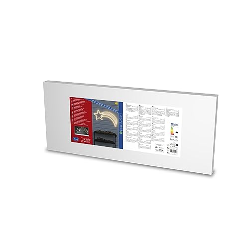 Preisvergleich Produktbild Konstsmide LED Fenstersilhouette Komet, mit Kordel zum Hängen, weiß, 31V, Aussen (IP44), 384 warm weiße Dioden, weißes Kabel - 3079-102