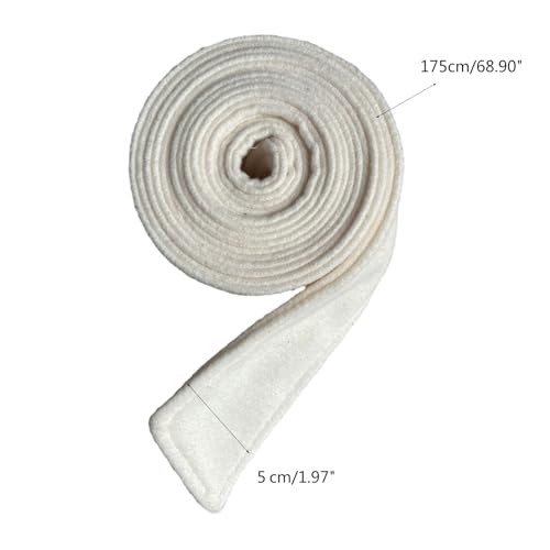 Coat Belt Replacement - Unisex Adults Waist Belt - Black Wool Wide Belt with Zipper and Buckle Closure4