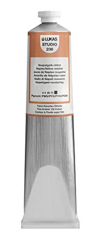 Lukas Studio peinture à l'huile opacité maximale jaune de Naples 200ml