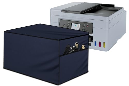 Stylista Waterprood and Dustproof Printer Cover Suitable for Brother Ink Tank MFC-T4500DW, Blue, Polyester