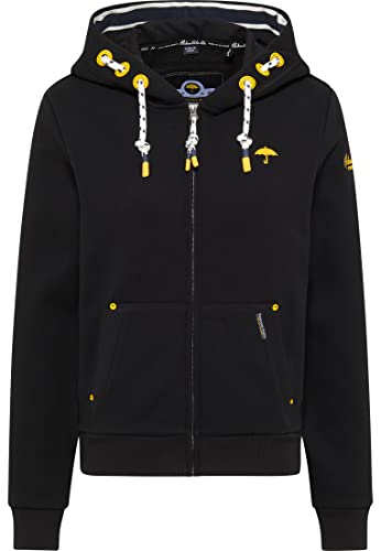 Schmuddelwedda Damen Sweatjacke, Schwarz, L