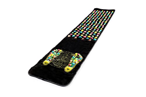 Maximex Fußreflexzonen-Massagematte, Wohltuende Fussreflexzonenmatte für exakte...