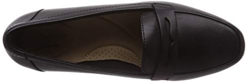 Image of Clarks Womens 26153195 Burgundy Loafer