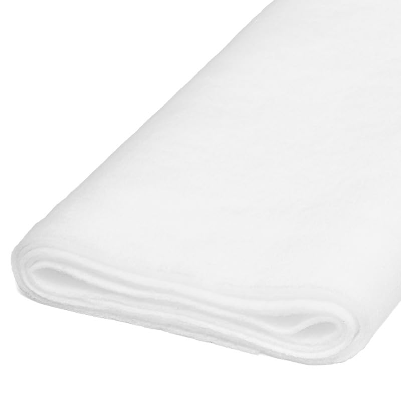artapisserie.fr - Guata fina de poliéster sin fuego M1-110 g/m² - 5 m x 140 cm - Guata por metro para tapicería, ropa de cama, relleno, aislamiento, fabricado en Francia - Oeko-Tex