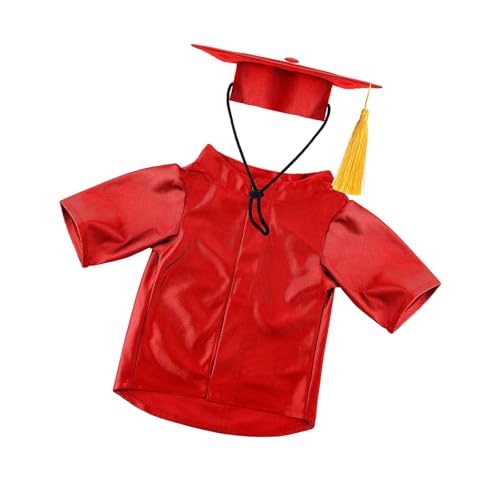 Set Disfraz Graduación Perro Sombrero y Toga Lavable