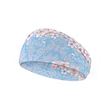 ORGYPET Peach Blossom Headscarf Boys Fashion-Forward 2024 Trendy Sports Headbands for Boys Children's Sports Headscarf Kids Youth Sweat Bands Moisture Wicking Workout Headbands
