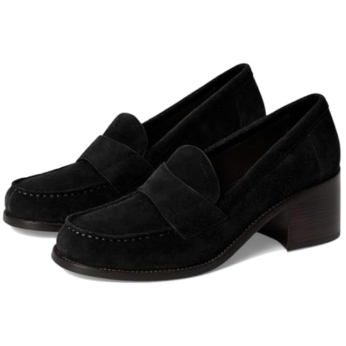 Image of SHODENSE Women Vintage Chunky Heel Loafers Pumps Platform Round Closed Toe Oxford Shoes Burnished Patent Matte Suede Slip On Dress Loafer Block Stacked Heels Office Formal Work Business 4-11 M US
