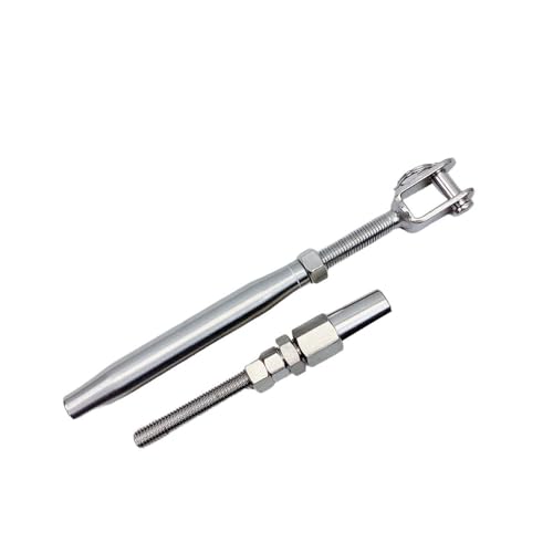 Prolinemax TENSOR QUINAJA Acero inoxidable T316 para cable 3/16" hilo 5/16"-18 longitud total 9.5" miniatura 6