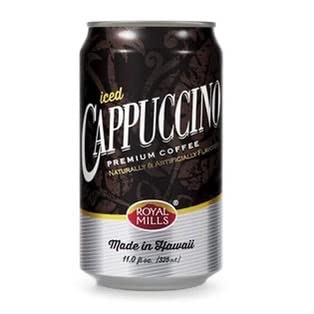 Royal Mills Iced Cappuccino Coffee Drink 12 Cans x 11z