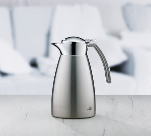 Jarra isotérmica para café y té apta para lavavajillas, termo de acero de 0,6 l 3