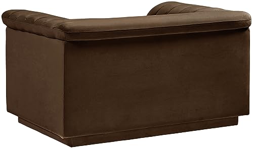 Sillón Velvet Marrón con diseño contemporáneo miniatura 5