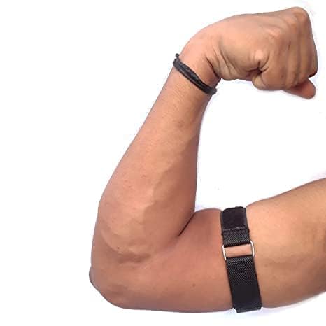 "Quick Release Hook and Loop Fastener Tourniquet Band - Medical Emergency First Aid Strap for Blood Circulation Control - Latex-Free, Adjustable Compression Band" (3) 1