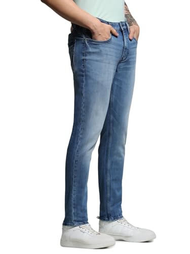 Image of JACK & JONES Men's Slim Fit Jeans | Mid Rise | Jeans for Men