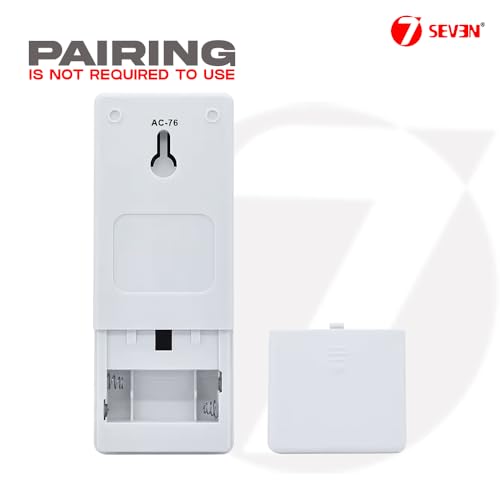 Image of 7SEVEN Compatible with Sharp AC Remote Control CRMC-A764JBEZ Model 76 Suitable for 1 1.5 2 Ton Split and Window Air Conditioner - Match Each Key by Key Exactly with Existing AC Remote Function