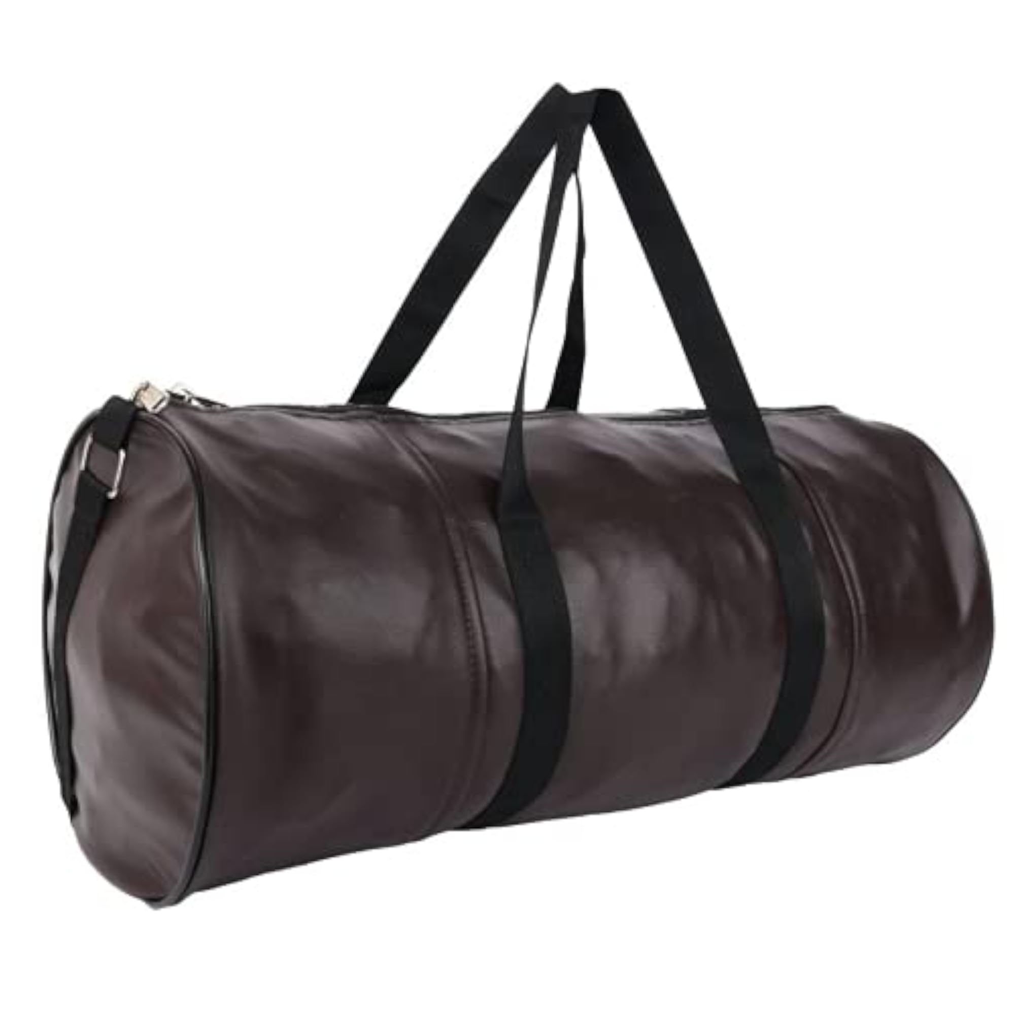 Stylish Leather Duffel Gym Bag, Unisex
