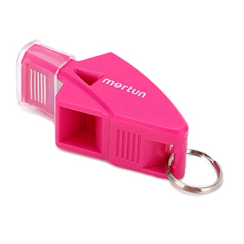 Silbato de competencia con cordón y estuche rojo miniatura 3