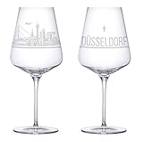 düsseldorf HOCHWERTIG: Wir verwenden ausschließlich zertifizierte und umweltfreundliche Materialien. Daher sind unsere Weingläser auch aus hochwertigem Kristallglas gefertigt.