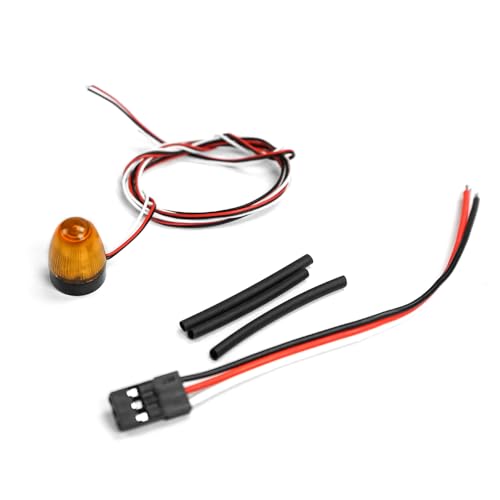 Lampe rotative gyrophare de toit pour tracteur RC 1/14 signalisation lumineuse dumper plastique