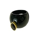 Geavonyg Anillos de Resina Adornados con Piedras de Zircón Ideales para Cualquier Atuendo Anillos de de Resina