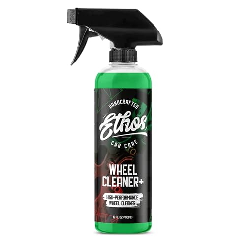 Ethos Wheel Cleaner Spray – Iron Remover Car Detailing – Rim Cleaner Spray Brake Dust, Iron Remover – Color Change Technology – Professional Strength Formula – Brake Dust Remover