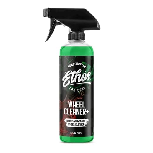 Ethos Wheel Cleaner - Car Wheel Cleaner Spray - Brake Dust, Iron Remover - Color Change Technology - Professional Strength Formula (16 Oz)