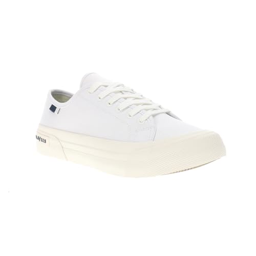 SEAVEES Womens Seachange LTT Lace Up Sneakers Shoes Casual - White - Size 7 M2