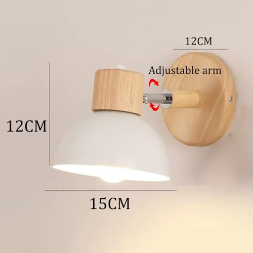 Aplique de pared LED a pilas industrial con mando regulable set de 2 8