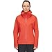 Produktbild RAB Damen Downpour Light Jacket Leichte wasserdichte Kapuzenjacke für Wandern & Trekking, Rote Grapefruit, L