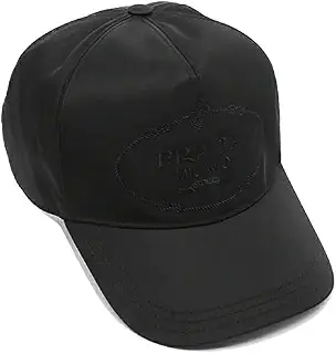 [プラダ] キャップ 帽子 リナイロン ロゴ ブラック メンズ レディース 2HC179 2DMI F0002 RE-NYLON BASEBALL CAP NERO ベースボールキャップ L [並行輸入品]