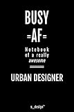 Notebook for Urban Designers/Urban Designer: awesome handy Note Book [120 pages blank dotted dot grid paper]