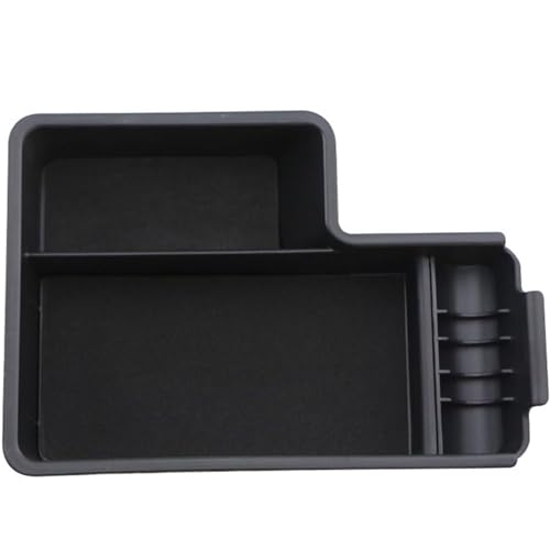 Boîte de rangement centrale pour accoudoir voiture en noir
