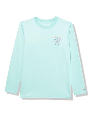 Salt Life Girls' Turtle Diamond Youth Long Sleeve Performance Fit Shirt