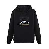 Men's Skreened Fast and Furious Paul Walker Quote Hoodies Long Sleeve Pullover Loose Hoody Sweatershirt Size M Black