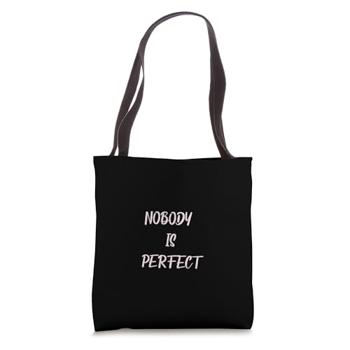 Bolso Tote Nobody Is Perfect miniatura 1