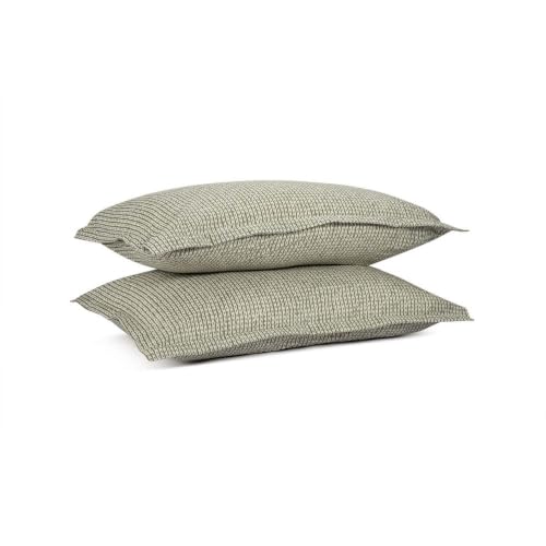 Image of Wakefit 100% Cotton Pillow Cover Set of 2 | 200 TC Soft & Breathable Pillow Cases | Standard Size 18 x 27 Inch | Skin Friendly, Durable & Gentle Machine Washable | Buffey