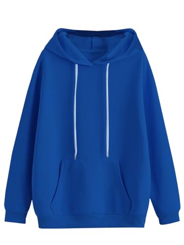 Image of Veirdo Cotton Fleece Regular Fit Hooded Sweatshirt Full Sleeves Solid Jumper Hoodie for Men /Boys
