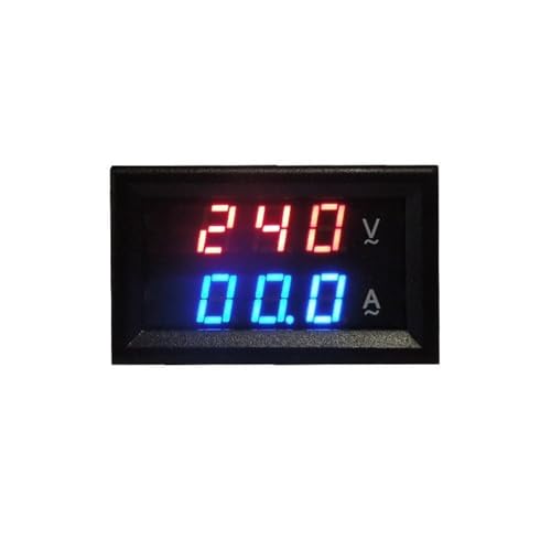 Voltmètre numérique ampèremètre AC à double affichage LED blanc - 3