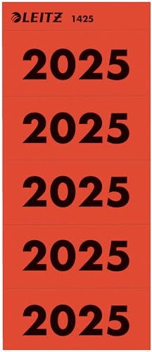 Étiquettes autocollantes rouge classeur Leitz dossier