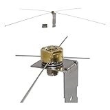 Tram 1465 NMO Mount to UHF-Female Connector Ground Plane Kit, Silver