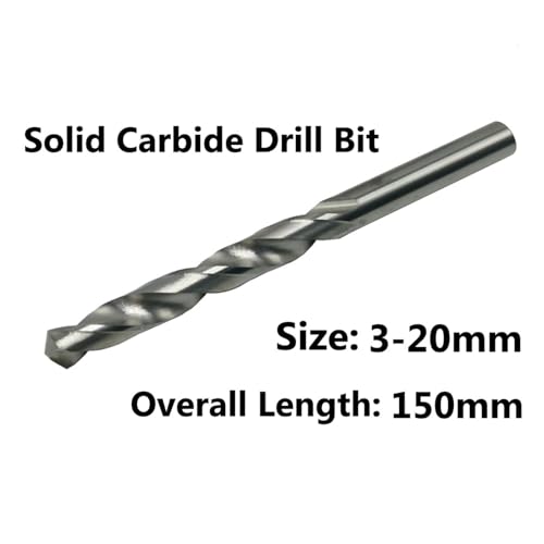 Foret hélicoïdal carbure 17mm x 150mm pour percer plaque métal - 2